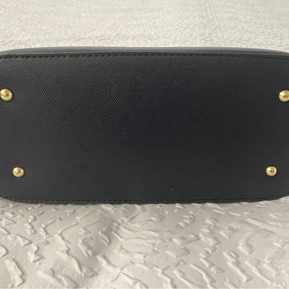 Anne Klein Navy Blue Handbag with Crossbody Strap - Picture 8 of 9